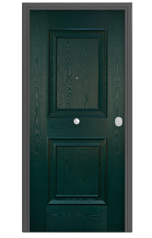 Fibra de vidrio Verde