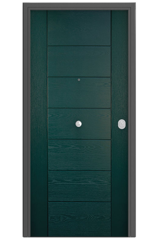 Fibra de vidrio Verde