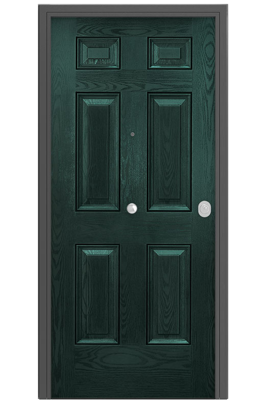 Fibra de vidrio Verde