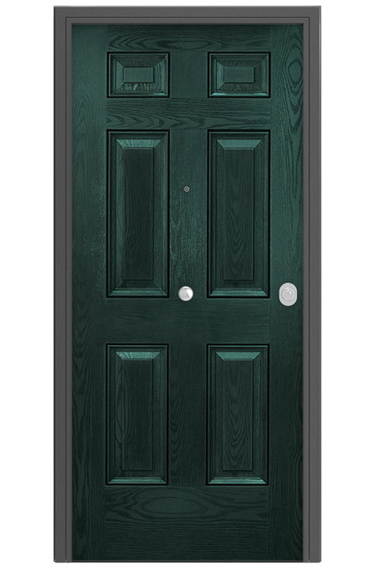 Fibra de vidrio Verde